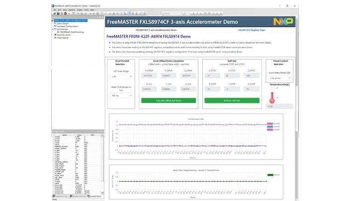 FreeMASTER Sensor Tool Demo